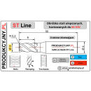 Frez z promieniem naroża fi 3 R0,2 ST LINE
